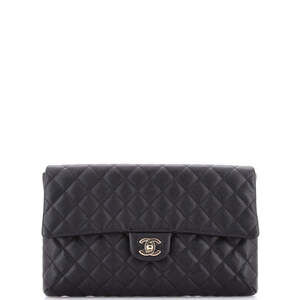 Chanel Classic Flap Clutch Quilted #220121C40B